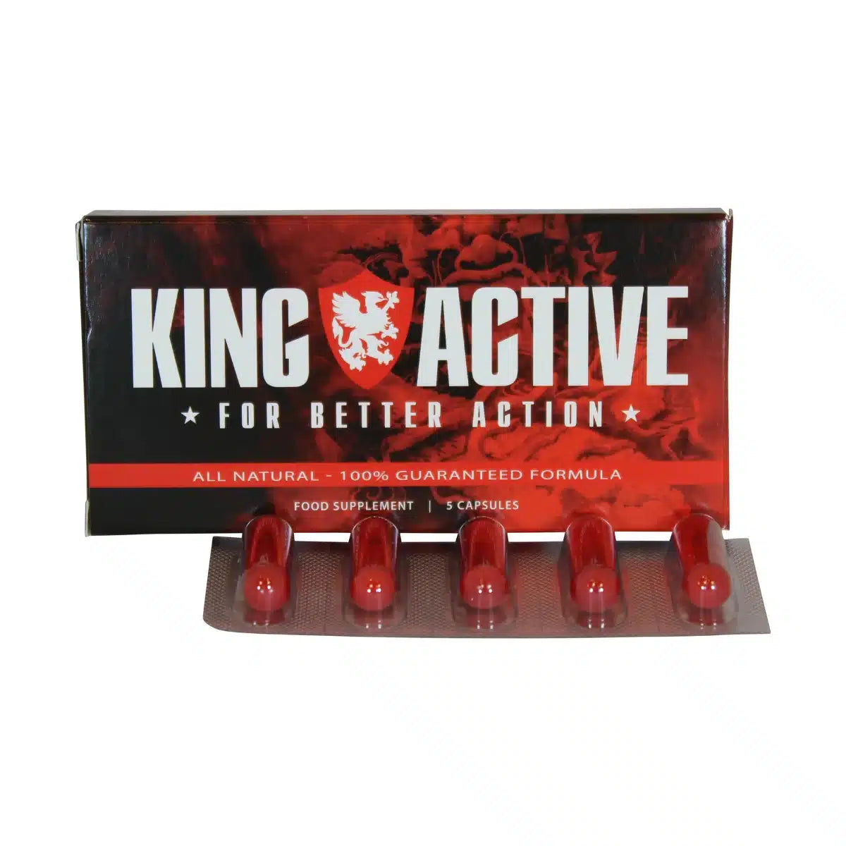 King - 10 caps 500mg - Natuurlijk - Extra Sterk Voor Mannen